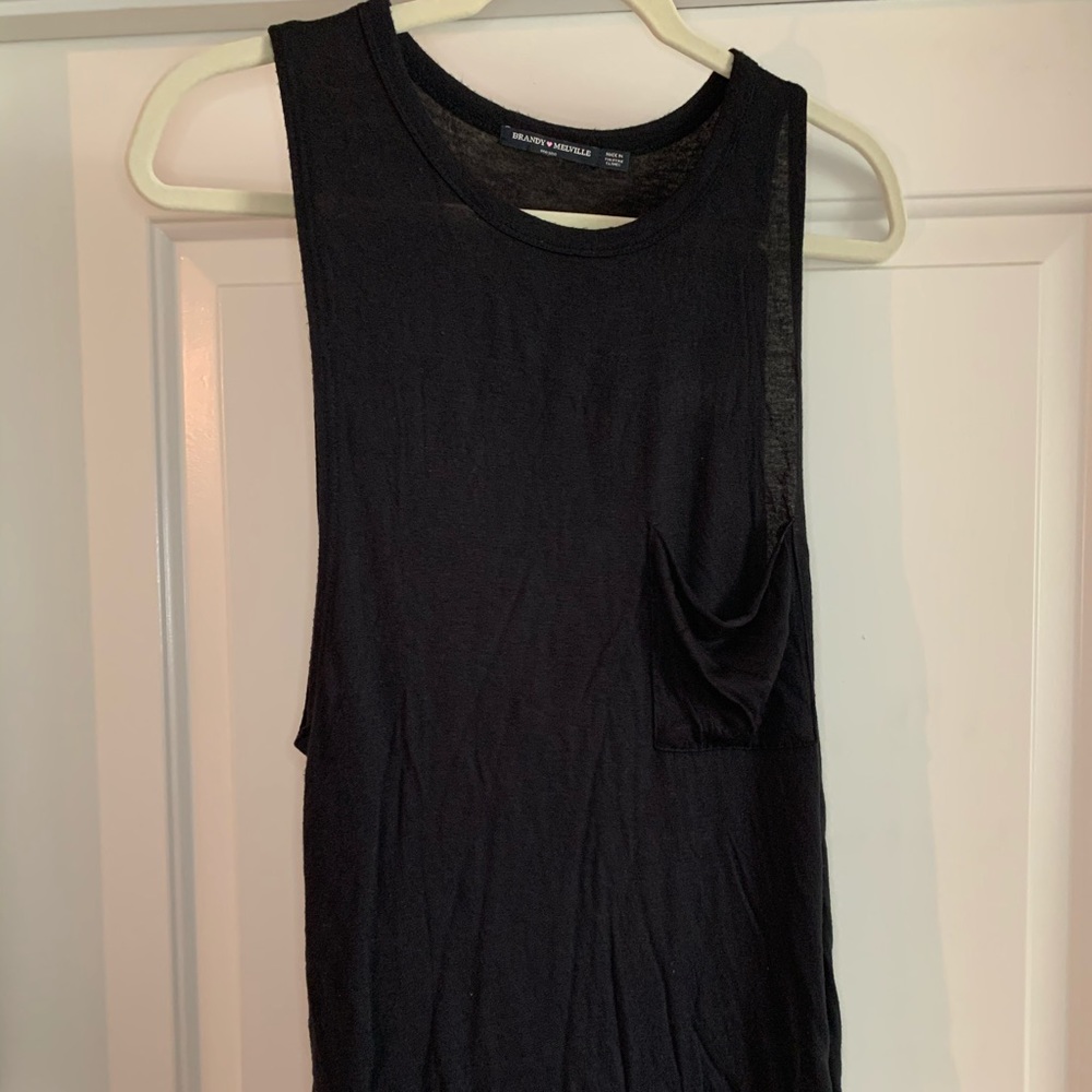 Brandy Melville Pocket Tank Top Shirt Super Comfy